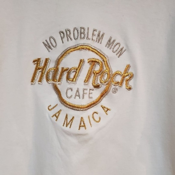 Graphic Tee White XL Jamaican Tees "No Problem Mon" Hard Rock Cafe Destination - Picture 2 of 8